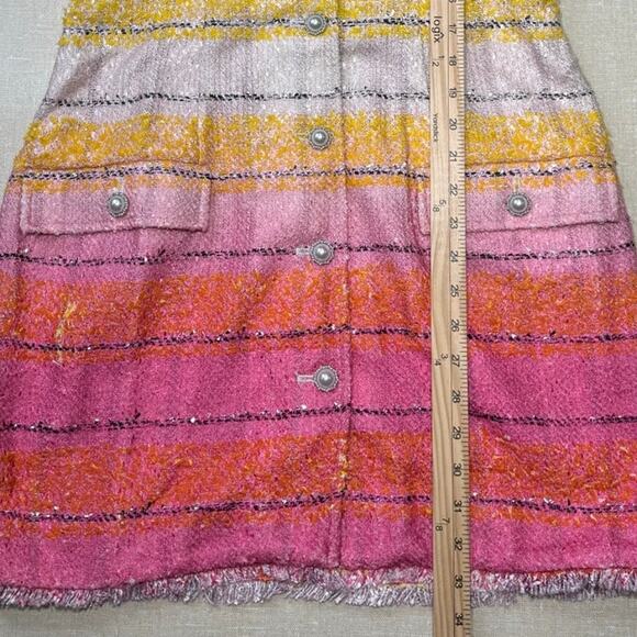 Anthropologie Maeve Sleeveless Tweed Mini Dress - Picture 9 of 11